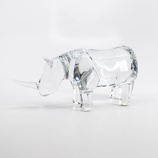 Picture of Baccarat Crystal Rhinoceros Figurine