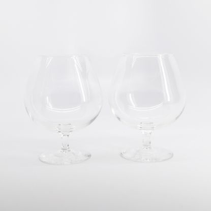 Picture of Pair of Steuben Crystal Brandy Snifters