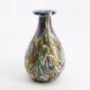 Picture of Signed Sandro Fratlin Murano Millefiori 7" Vase with Original Label.