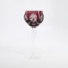 Picture of Pair of Nachtmann 'Schliff Schleuder' Amethyst Hock Wine Glasses