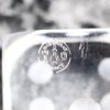 Picture of Baccarat Crystal Pair of Dice Paperweights w/ Etched Pips on Each Face