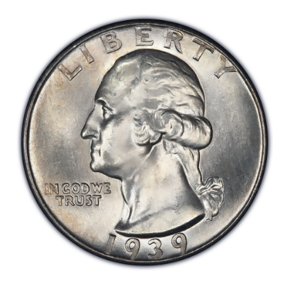 Picture of 90% $0.25 Quarter (Assorted circulated Dates)