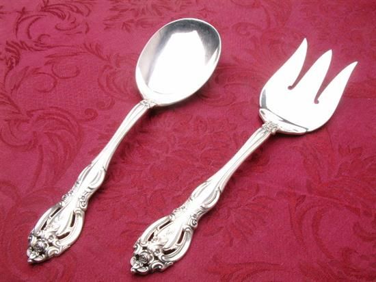 Picture of Salad Set All Silver