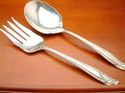 Picture of Salad Set All Silver