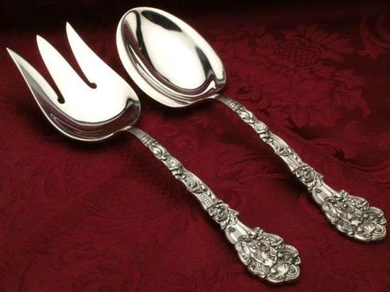 Picture of Salad Set All Silver