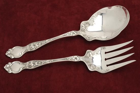 Picture of Salad Set All Silver