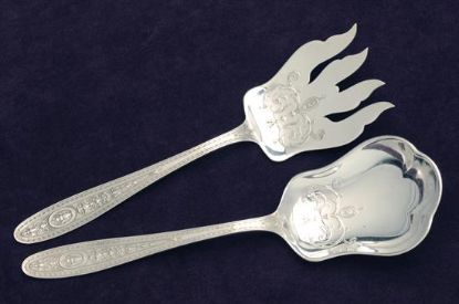 Picture of Salad Set All Silver