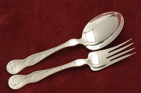 Picture of Salad Set All Silver