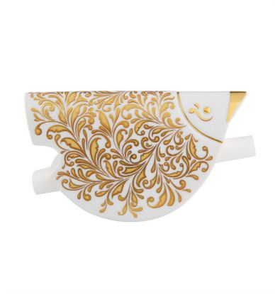 Picture of Vista Alegre Love Birds Scroll Holder - Baroque