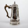 Picture of Antique 1784 English Sterling Silver Side Handled Chocolate Pot by William Cattell, London