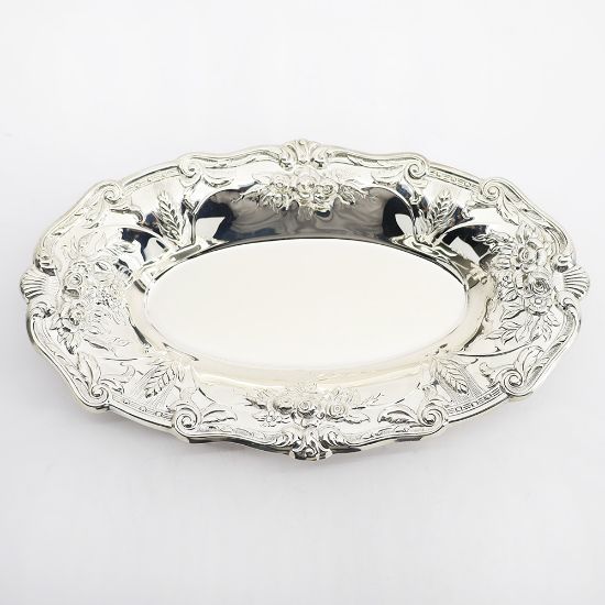 Picture of Antique Frank Whiting Sterling Silver Bread Tray, Style #1212