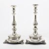 Picture of Pair of Etched, Austrian .800 Silver Candlesticks