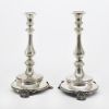 Picture of Pair of Etched, Austrian .800 Silver Candlesticks