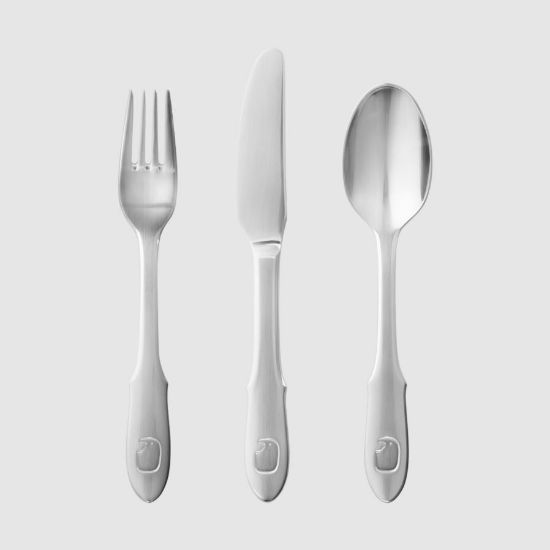 Picture of Georg Jensen Elephant 3-Piece Child's Cutlery Set