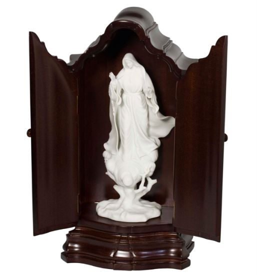 Picture of Vista Alegre Biscuit Aparition of Fatima with Oratory