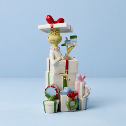 Picture of Lenox Porcelain the 'Grinch Gets the Gifts' Figurine