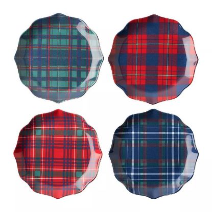 Picture of Juliska Set of 4 'Tartan' Salad Plates