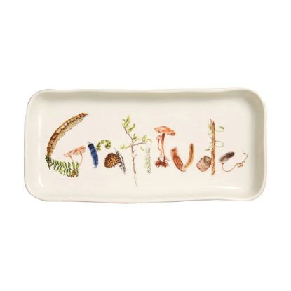 Picture of Juliska 'Forest Walk' "Gratitude" Rectangular Tray
