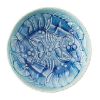 Picture of Juliska 'Berry & Thread, Sealife' Lobster Serving Bowl in Blue Delft Ombre Crackle