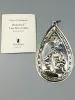 Picture of Waterford Lismore 2001 Joys of Christmas, Santa Ornament, Sterling Silver