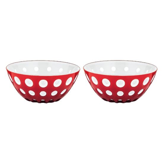 Picture of Guzzini Le Murrine Pair of Red & White Small Bowls