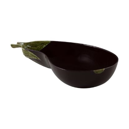 Picture of Bordallo Pinheiro 18.3" Eggplant Salad Bowl