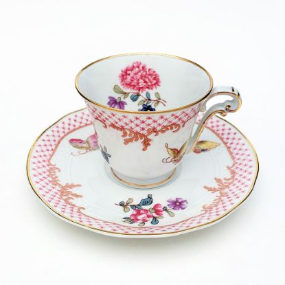 Picture of Bernardaud Limoges 'Compagnie des Indes' Demitasse Cup & Saucer