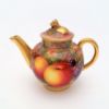 Picture of Vintage 1940 Royal Worcester 'Orchard' Miniature Teapot, Creamer & Sugar Bowl Set