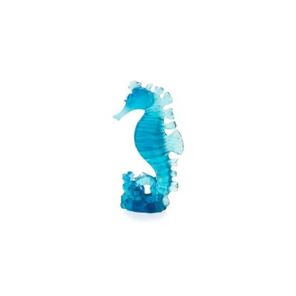 Picture of Daum France Crystal Small 'Maya' Seahorse Figurine