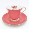 Picture of Vintage Aynsley Bone China Pink Tea Cup & Saucer with Rose Inside
