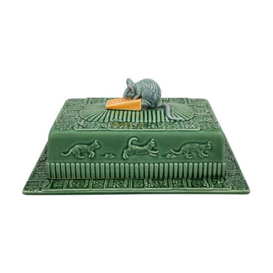 Picture of Bordallo Pinheiro Cheese Tray Mouse with Lid