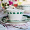 Picture of VIETRI 'Lisbon' Green Stitch Cereal Bowl