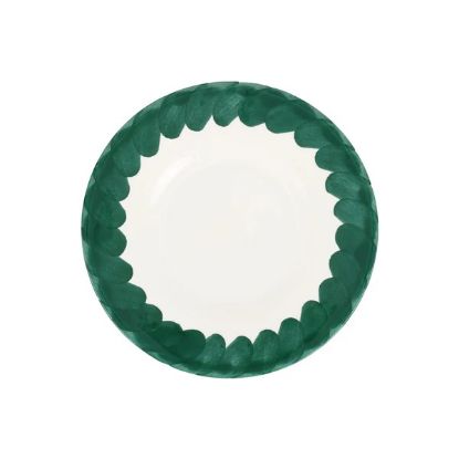 Picture of VIETRI 'Lisbon' Green Brushstroke Salad Plate