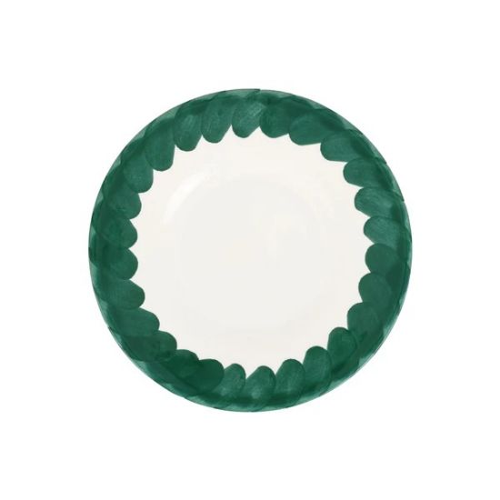Picture of VIETRI 'Lisbon' Green Brushstroke Salad Plate