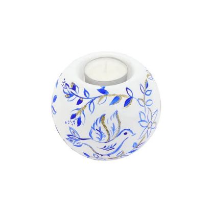 Picture of VIETRI 'Illuminare' Blue Birds Votive Candle Holder