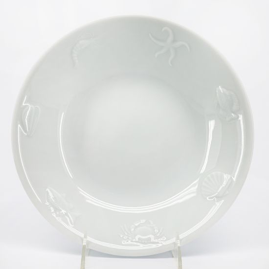 Picture of Apilco Limoges Porcelain 'Ocean' Individual Pasta Bowl