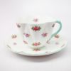 Picture of Vintage Shelley English Bone China 'Rosebud' Dainty Shape Teacup & Saucer