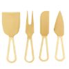 Picture of Faux Book 'Champagne Cheese Knives' 4-Piece Cheese Knife Set