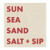 Picture of Ceramic Cocktail Napkin Holder with 'Sun, Sea, Sand, Salt & Sip' Napkins