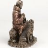 Picture of Cold Cast Bronze Saint Francis of Assisi Blessing the Animals Figurine