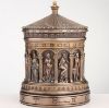 Picture of Cold Cast Bronze Greek Pantheon Zodiac Rotating Trinket Box