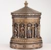 Picture of Cold Cast Bronze Greek Pantheon Zodiac Rotating Trinket Box
