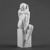 Picture of White Porcelain Seated Nude Female Figurine