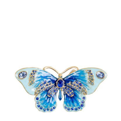 Picture of Jay Strongwater Madame Small Butterfly Figurine in Blue