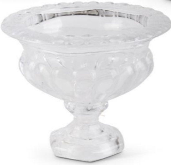 Picture of K&K Interiors 6" Pressed Glass Urn