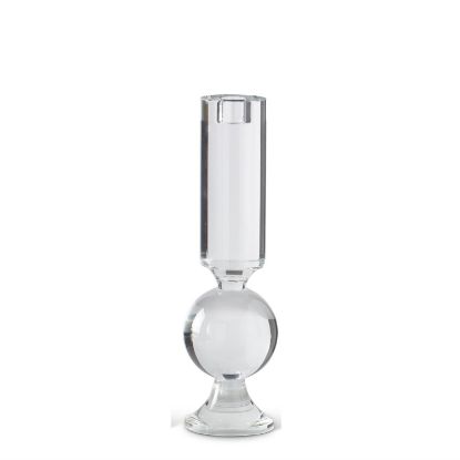 Picture of K&K Interiors 12" Crystal Single Ball Taper Candle Holder