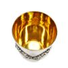 Picture of Topazio Sterling Silver Kiddush Cup with Repousse Floral Motif