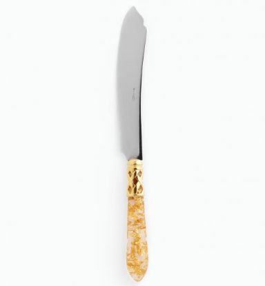 Picture of Vietri Aladdin Gold Fleck Cake Knife