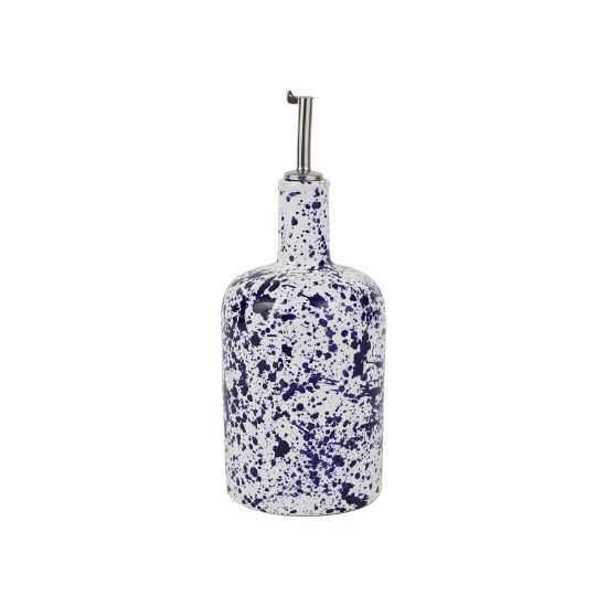 Picture of Vietri Amalfitana Cobalt Splatter Olive Oil Bottle