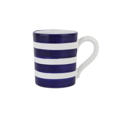 Picture of Vietri Amalfitana Cobalt Stripe Mug